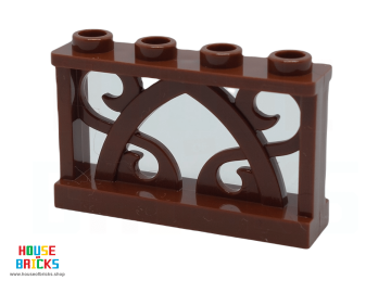 LEGO® 6431676 - 19121 - Hek, Versierd 1 x 4 x 2 met 4 noppen