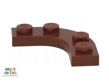 LEGO® 6361038 - 68568 - Plaat, Ronde Hoek 3 x 3 met 2 x 2 Uitsparing