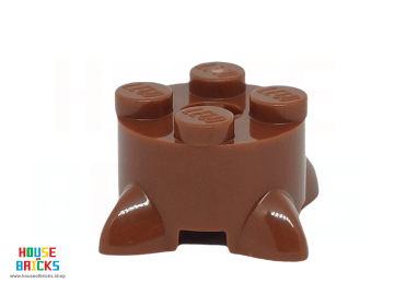 LEGO® 6468829 - 5256 - Steen, Rond 2 x 2 met 4 Wortels / Voeten en Asgat