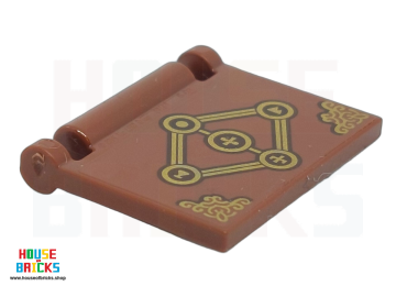 LEGO® 6483323 - 108195 - Boekomslag met gouden diamant, runen en hoeken