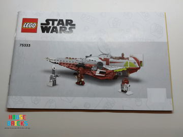 LEGO® Star Wars - Instructie Boekje 75333 (uit 2022) Star Wars, Obi-Wan Kenobi's Jedi Starfighter