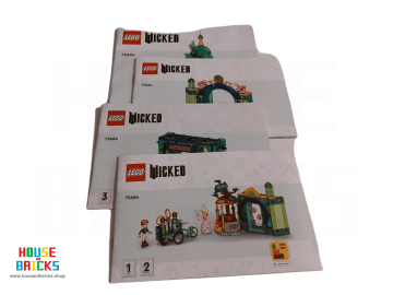 LEGO® Wicked - Instructie Boekje 75684 (uit 2024) Welkom in Emerald City