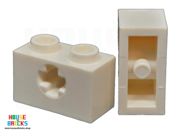 LEGO® 4125562 - 32064a - Technic, Steen 1 x 2 met ('+' Asgat)