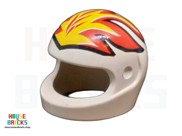 LEGO® 4166549 - 83130 - Minifiguur, Hoofddeksel Helm met vlammen
