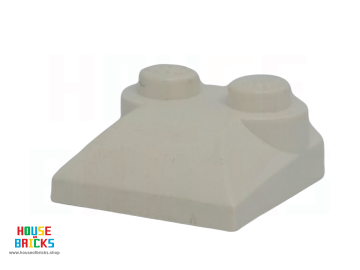 LEGO® 4494474 - 47457 - Steen, Aangepast 2 x 2 x 2/3 Twee Noppen, Gebogen Dakpan