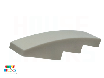 LEGO® 6045936 - 11153 - Dakpan, Gebogen 4 x 1 Geen Noppen