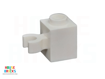 LEGO® 6321349 - 65460 - Steen, Aangepast 1 x 1 met Verticale Houder (open 'O' clip) - Open Nop