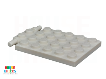 LEGO® 4599044 - 92099 - Plaat, Aangepast 4 x 6 met Valluikscharnier (Lang Pinnen)