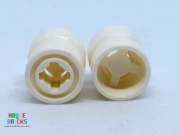 LEGO® 6011380 - 74967 - Wiel 8mm D. x 9mm, Gat met Inkeping Voor Pin Wielhouder, Versterkte Achterkant