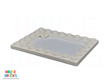 LEGO® 6054973 - 92107 - Plaat 6 x 8 Trapdeurkozijn Horizontaal (Lange Pin Houders)