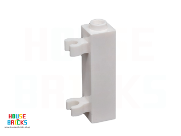 LEGO® 6320355 - 42944 - Steen, Aangepast 1 x 1 x 3 met 2 Clips Verticaal (Holle Nop)