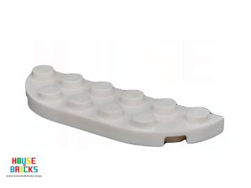 LEGO® 6147792 - 18980 - Plaat, Rond hoek 2 x 6 dubbel