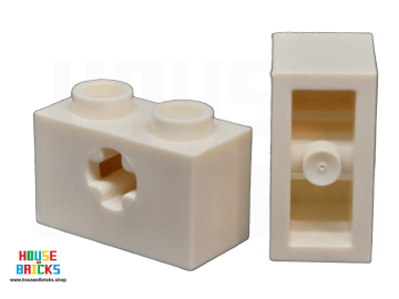 LEGO® 6178921 - 31493 - Technic, Steen 1 x 2 met (+ opening), stevige bodem pin, kleinere behuizing