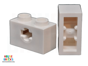 LEGO® 4233486 - 32064c - Technic, Steen 1 x 2 met ('+' Asgat en Binnenkant Randen)
