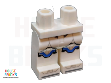 LEGO® 6581402 - 68716 - Heupen en witte benen met zwarte en donkerblauwe Clone Trooper-pantser