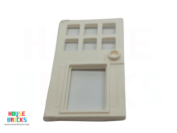 LEGO® 6369367 - 79730 - Deur 1 x 4 x 6 met 6 Ruiten en Gat voor Huisdierluik