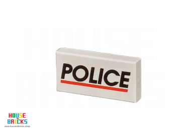LEGO® 81869 - 81869 - Tegel 1 x 2 met Police opdruk