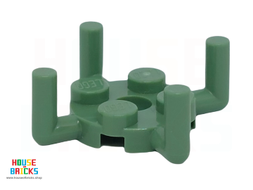 LEGO® 6329274 - 65738 - Plaat, Rond 2 x 2 met Pin gat en 4 Armen Omhoog