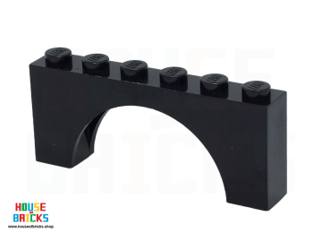 LEGO® 330726 - 3307 - Steen, Boog 1 x 6 x 2 - Dikke Bovenkant met Versterkte Onderkant