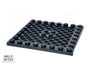 LEGO® 6490403 - 4047 - Plaat, Aangepast 8 x 8 met Rooster (met gat in het midden)
