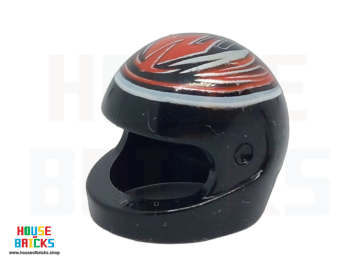 LEGO® 4545758 - 85856 - Minifiguur, Hoofddeksel Helm in rood en zilver