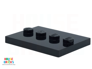 LEGO® 6076678 - 17836 - Tegel, Aangepast 3 x 4 met 4 Noppen in het Midden