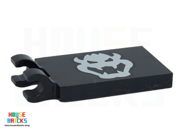 LEGO® 6369098 - 81852 - Tegel, Aangepast 2 x 3 met Bowser Hoofd print