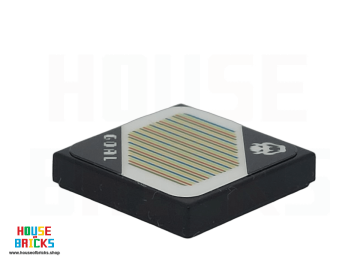 LEGO® 6315659 - 69467 - Tegel 2 x 2 met Groef met 'GOAL', Bowser- en Barcodeprint