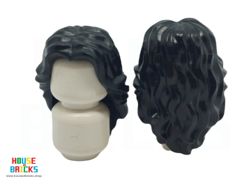 LEGO® 6407188 - 86398 - Minifiguur Haar, Halflang Golvend met Middenscheiding