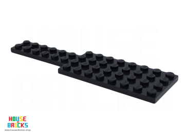 LEGO® 804 - Autobasis 4 x 14 met Gat en Sleuf Voor Stuurinrichting