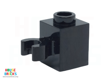 LEGO® 6336977 - 65460 - Steen, Aangepast 1 x 1 met Verticale Houder (open 'O' clip) - Open Nop