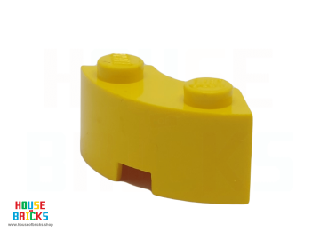 LEGO® 306324 - 3063 - Steen, Rond, Hoek 2 x 2 met Nop Inkeping en Normale Onderkant