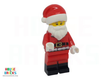 LEGO® hol253 - Christmas - Minifiguur - Santa Claus - Rood Jasje, Zwarte Laarzen