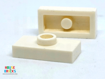 LEGO® 379401 - 3794 - Plaat, Aangepast 1 x 2 met 1 Nop (zonder groef)