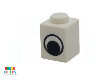 LEGO® 4140002 - 84014 - Steen 1 x 1 met Oog Zonder Vlek op Pupil