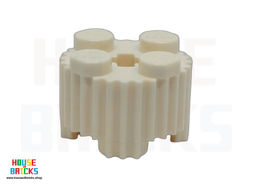 LEGO® 4650644 - 92947 - Steen, Rond 2 x 2 met Lamellen en Asgat