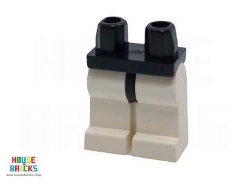 LEGO® 4582628 - 88584 - Minifiguur, Zwarte Heupen met Witte Benen